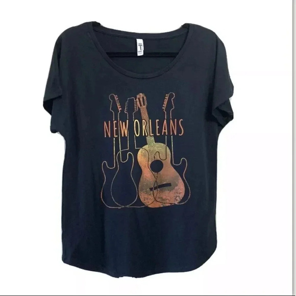 New Orleans Guitar Graphic Tee - Picture 1 of 9